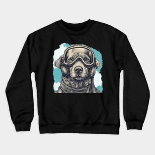 Aviator dog Crewneck Sweatshirt